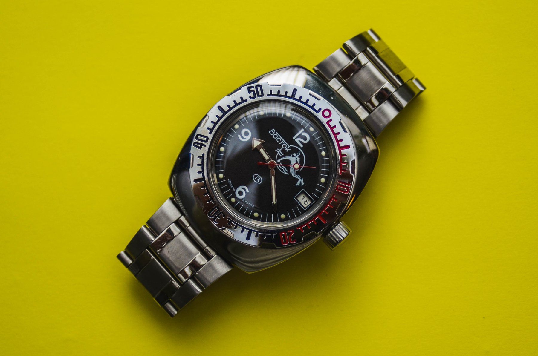 Orologi: Wostok Amphibian Scuba Dude 810 Bocka Case Automatic – Usato da Boswil venduto da ZPwatches 1