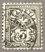 81 Stempel Birmenstorf sehr schönes Stück SBK 180.-