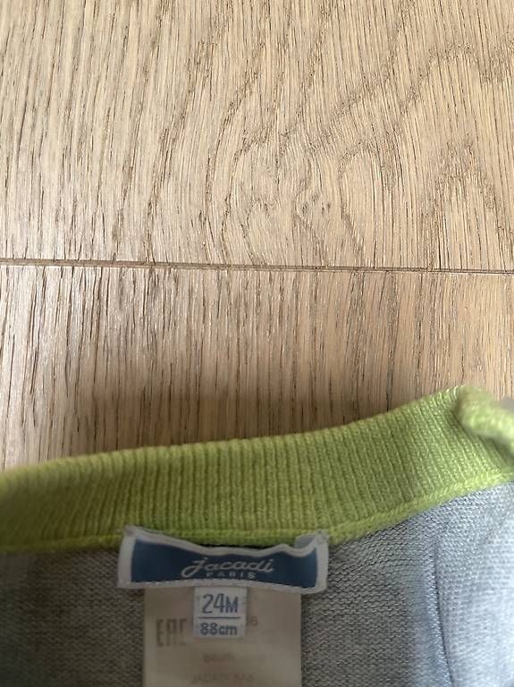Maglioni & Felpe: Jacadi Pullover Gr. 88 entspricht 86 grau grün Junge – Usato da Zufikon venduto da Facerhead 1