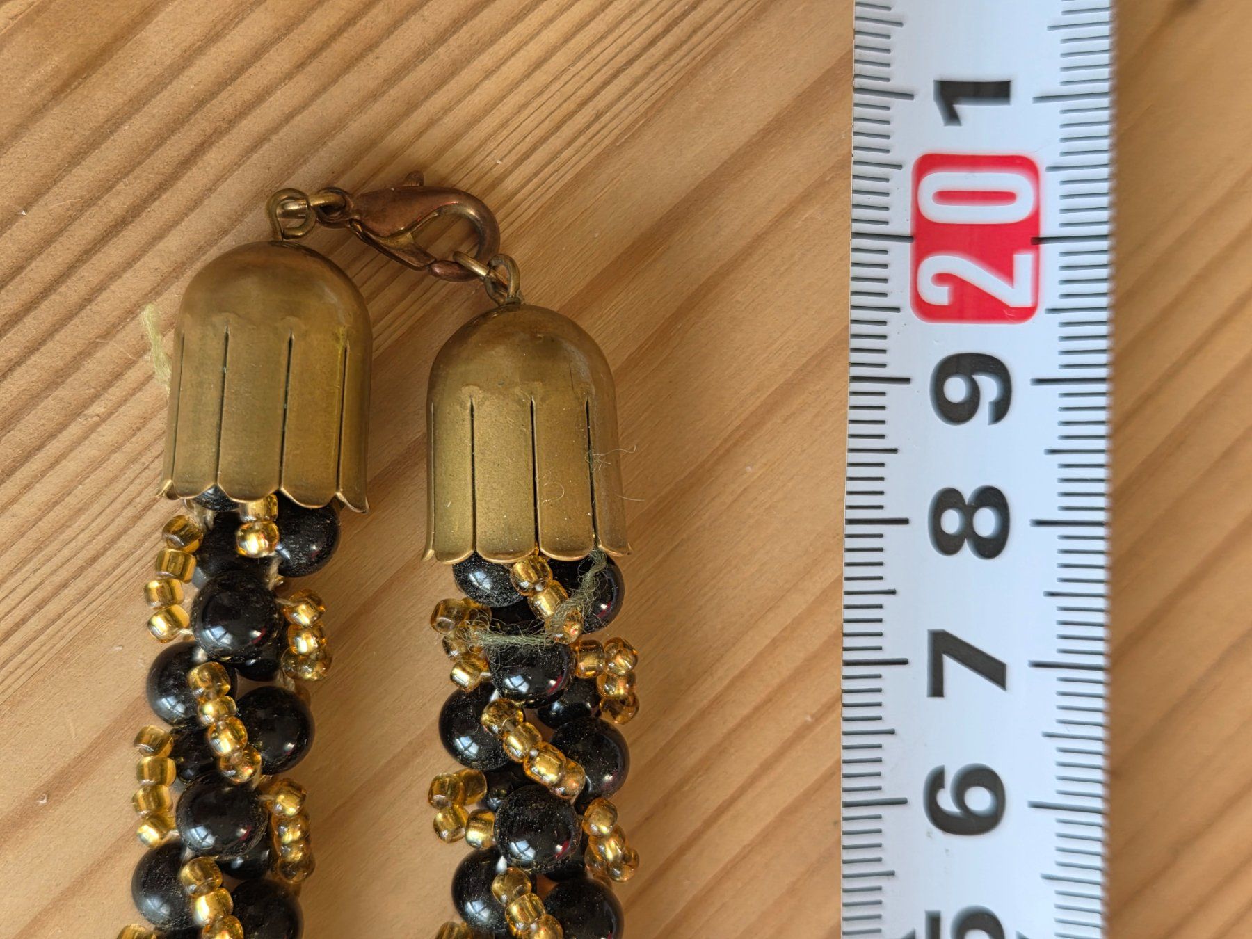 Catenine: Halskette, schwarz, gold, Modeschmuck – Usato da Liestal venduto da ITOlio 2