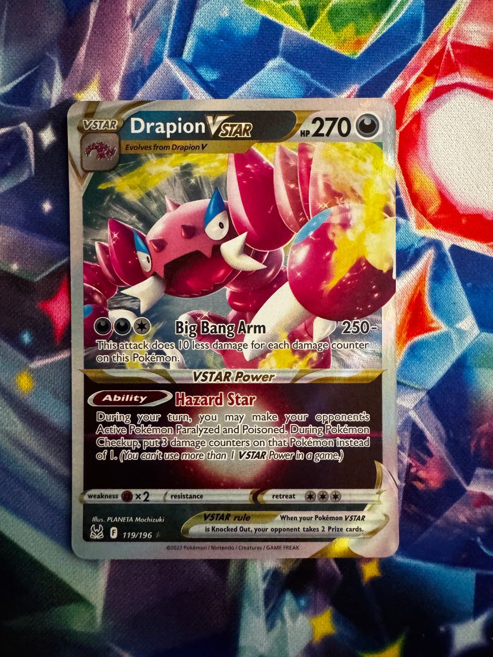 Pokémon Carte collezionabili: Pokemon Drapion Vstar EN 119 Lost Origin – Usato da Eschen venduto da SenseiS3