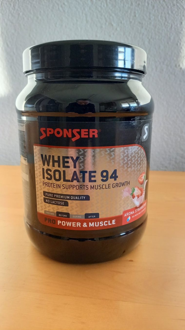 Lebensmittel & Spezialitäten: [NEU,Original]Sponser WHEY ISOLATE 94, 425g Strawberry. – Neu und originalverpackt aus Schmerikon von TechWizard