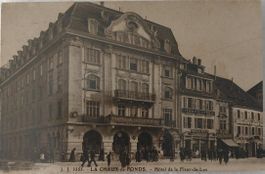LA  CHAUX-DE-FONDS  - Hôtel Fleur-de-Lys - Ph. Béguin - 1916