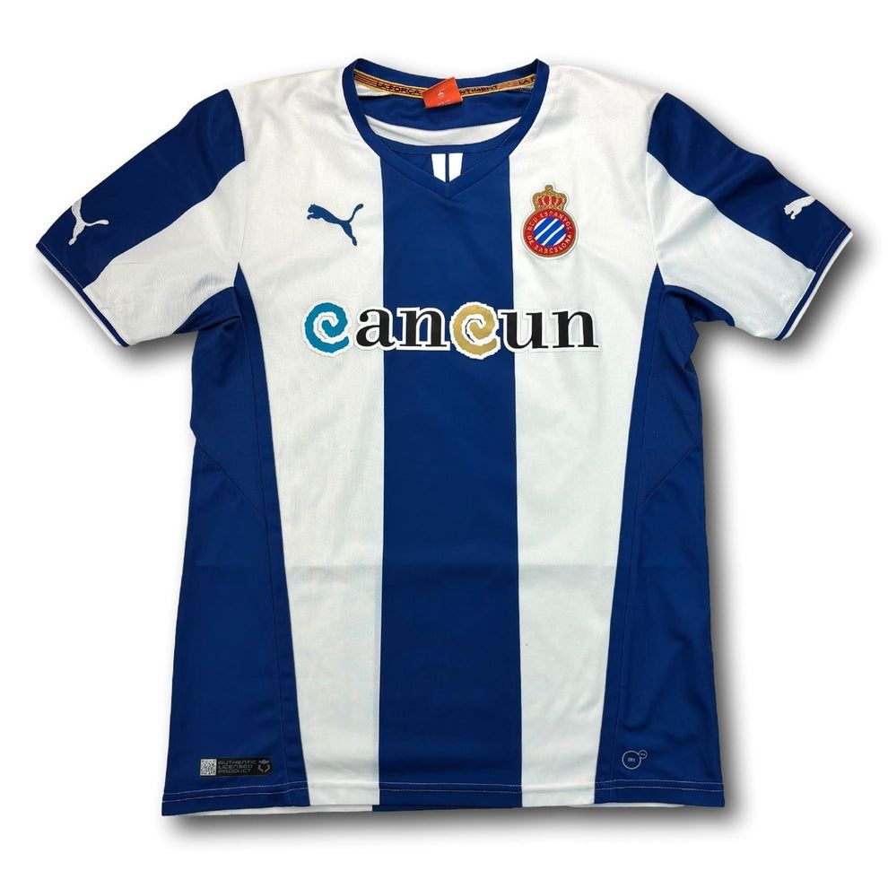Canottiere & Pantaloni: RCD Espanyol - 2013-14 - Heim - M – Usato da Bolligen venduto da ToTheJerseyEquipment