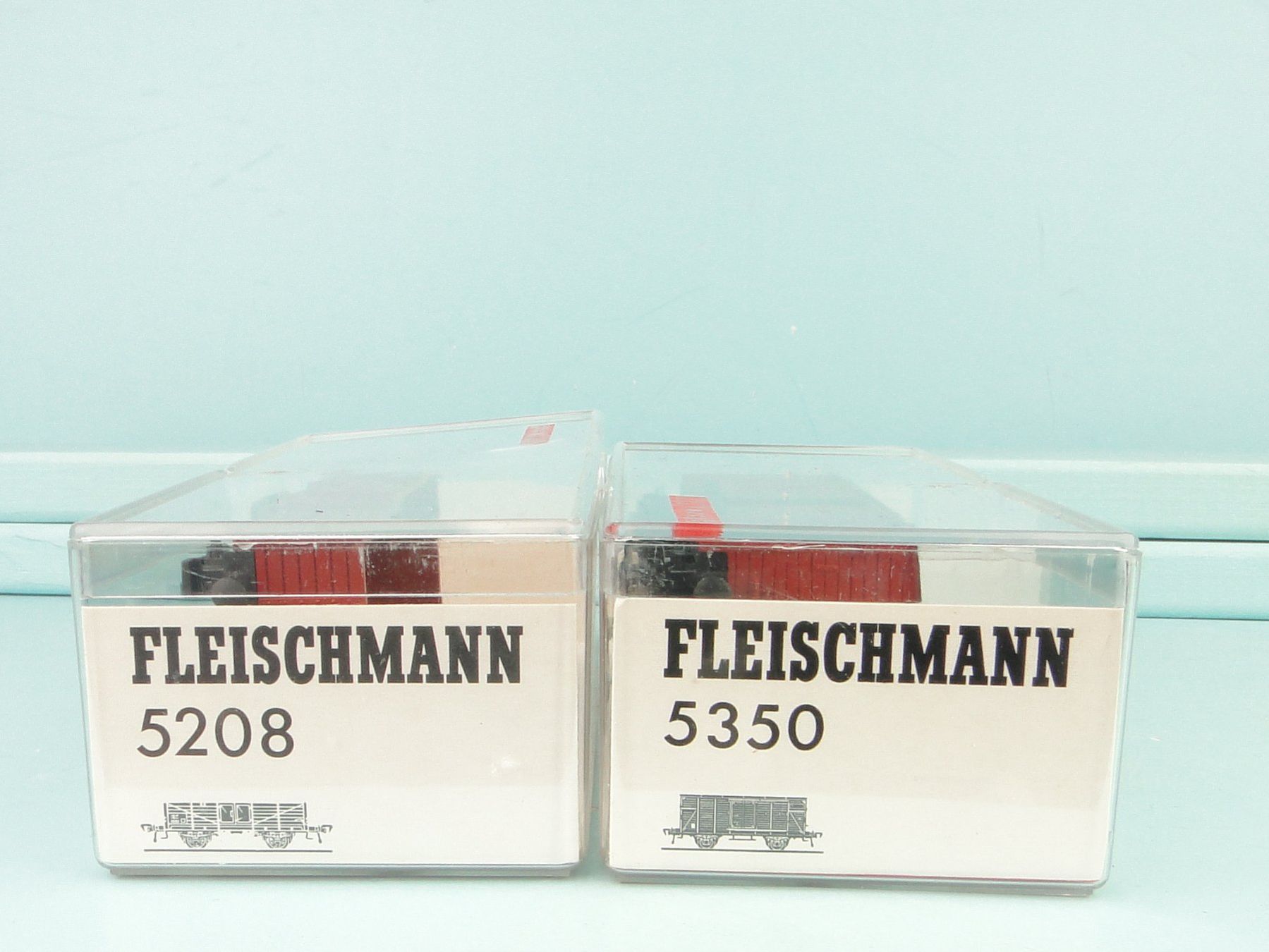 Fleischmann Modellini di ferrovie: Fleischmann H0 5208 und 4350 , NEU – Usato da Bülach venduto da cann11 1