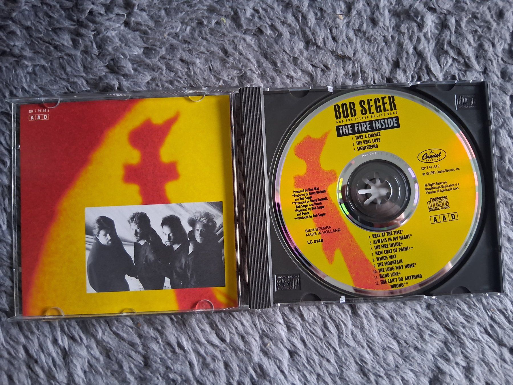 CD: BOB SEGER    AND THE SILVER BULLET BAND   THE FIRE INSIDE CD – Usato da Wetzikon ZH venduto da Ramones01 2