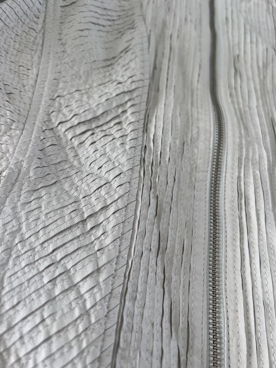 Giacche: Weisse Lederjacke Milestone Gr. 38 beige – Usato da Oberuzwil venduto da DanaB01 1