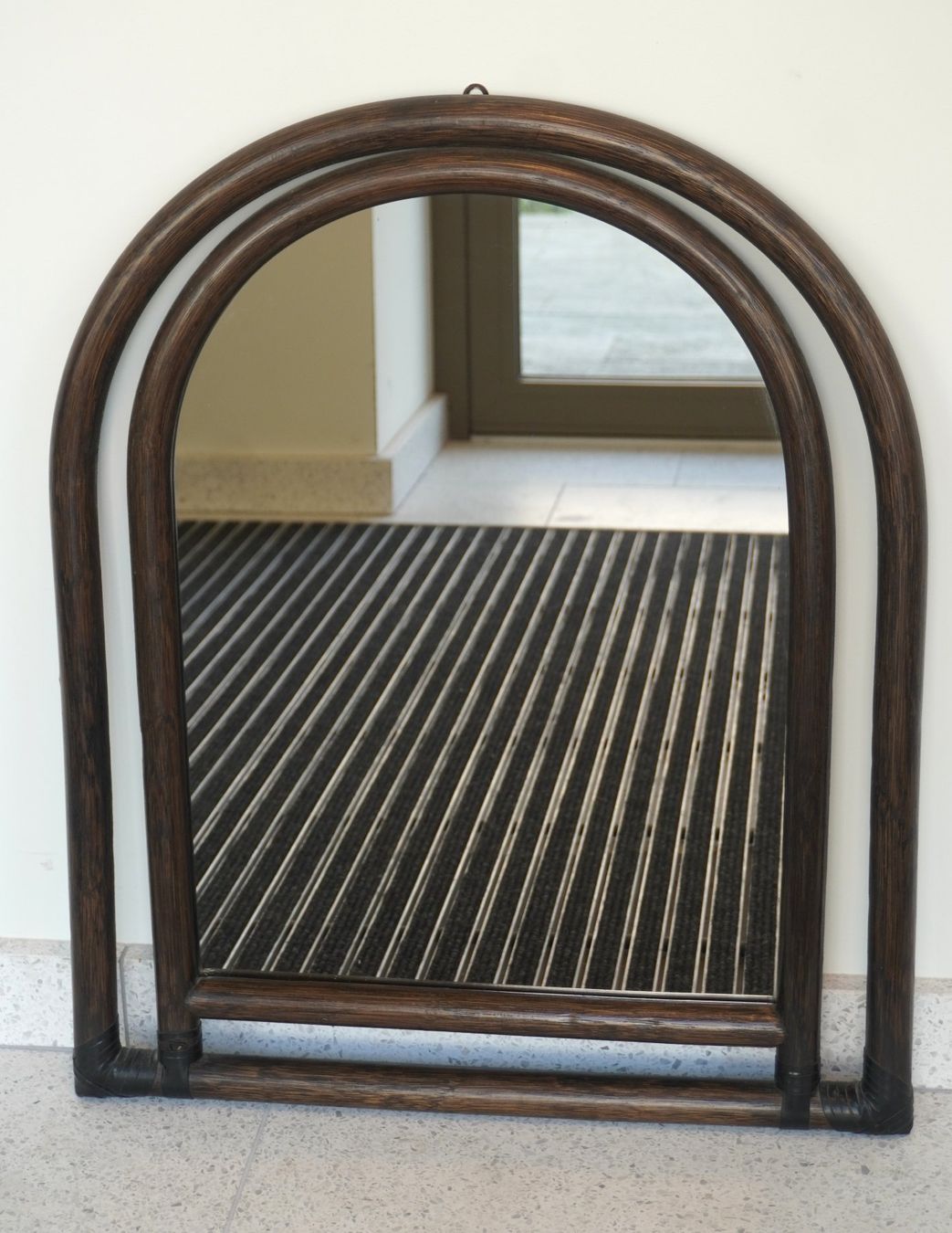 Specchi: Vintage Rattan Spiegel   S340 – Usato da Basel venduto da B.W.B.