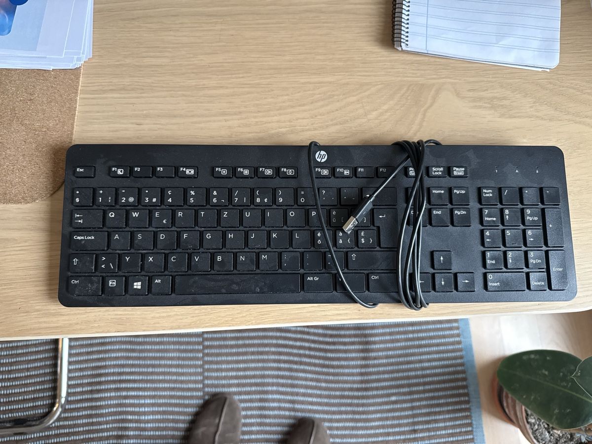 Hewlett Packard Tastiere: Hp black keyboard – Nuovo (secondo la descrizione) da Zürich venduto da AlineCr