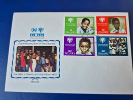 1.Tagesbrief Int. Jahr des Kindes 1979 Malawi
