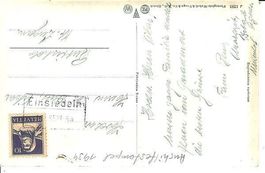 Einsiedeln SZ Bahnstempel 1934 auf AK sehr gut erhalten