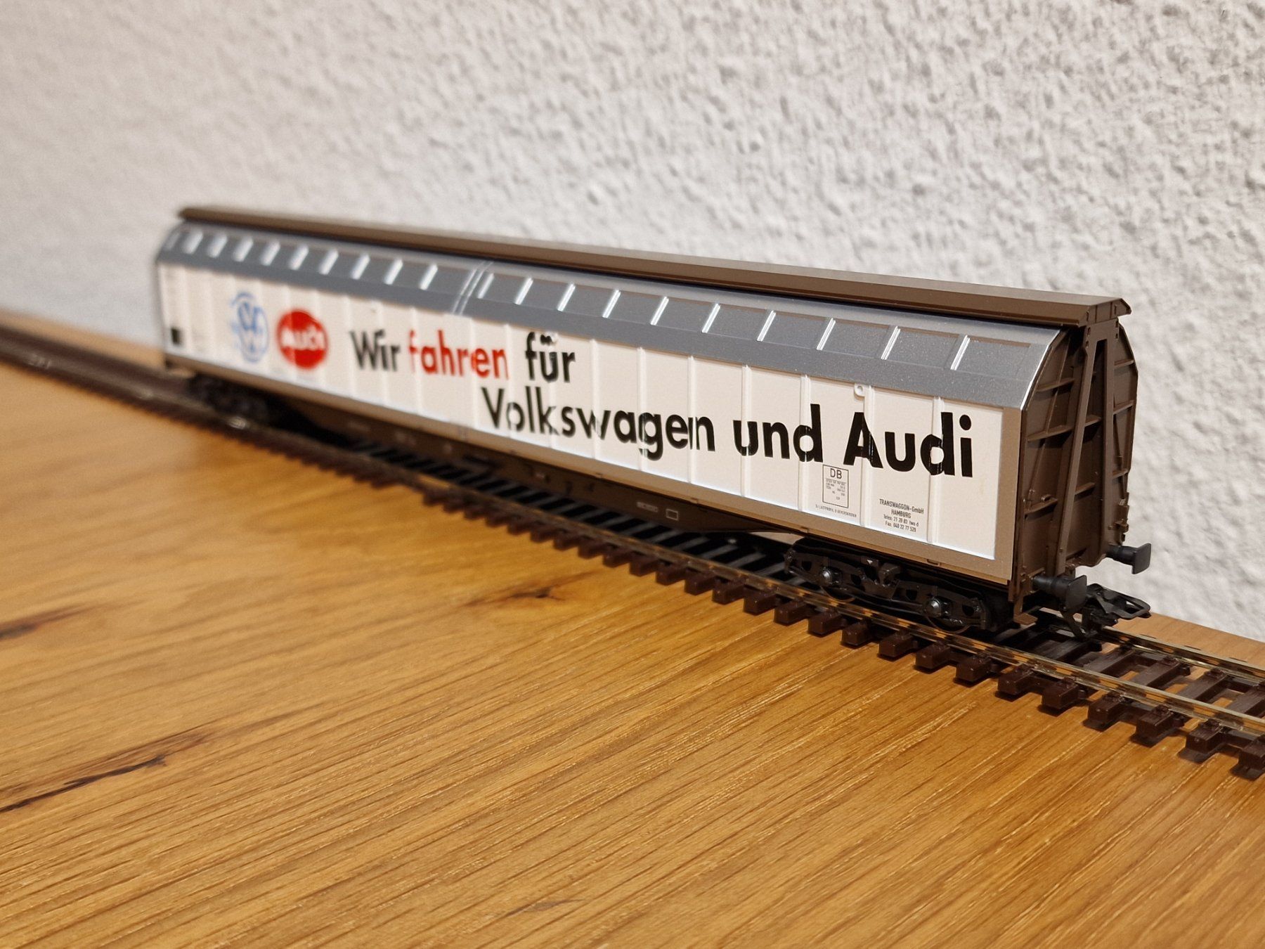 Märklin Modellini di ferrovie: DB VW&Audi Schiebewandwagen H0 – Nuovo (secondo la descrizione) da Matten b. Interlaken venduto da lor_hr9w 2