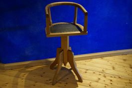 Coiffeur Kinderfriseur Stuhl antik