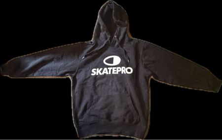 SKATEPRO Hoodie schwarz Grösse M