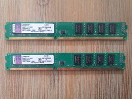 2x Kingston DDR3 RAM/Arbeitsspeicher 8GB (2× 4GB)