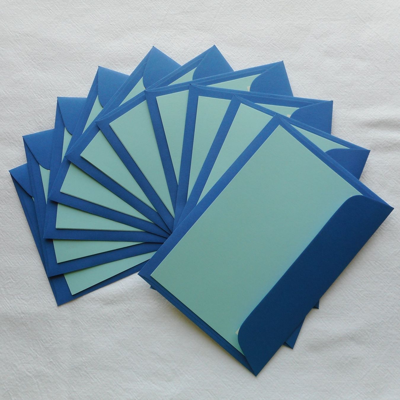 Cartes: Karten & Couverts Blau – Neuf (Voir description) à Niederlenz par Berghem