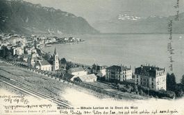 Montreux - Hôtel Lorius et Dents du Midi