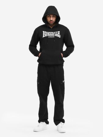 Lonsdale Bickington Hoodie Schwarz XL