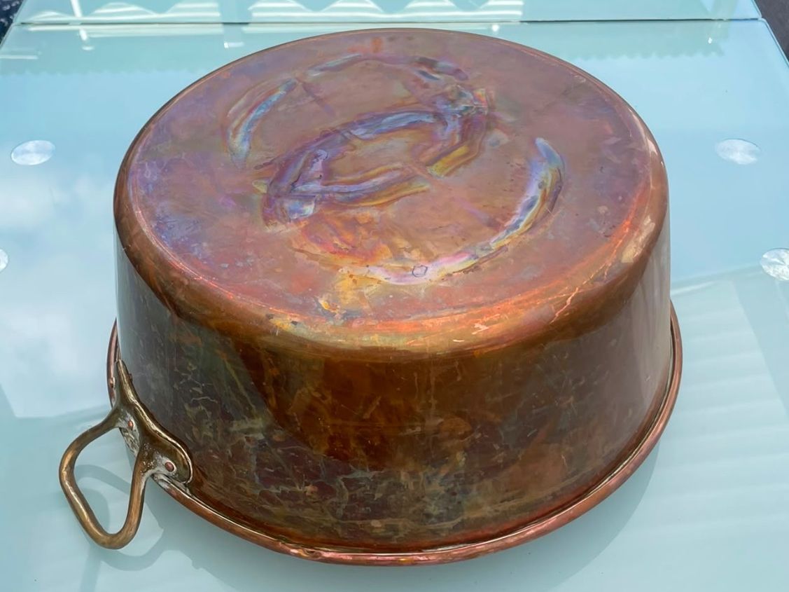 Pentole: Kupferkessel mit Messinggriffen – Usato da Scheuren venduto da Hammerhai1 1