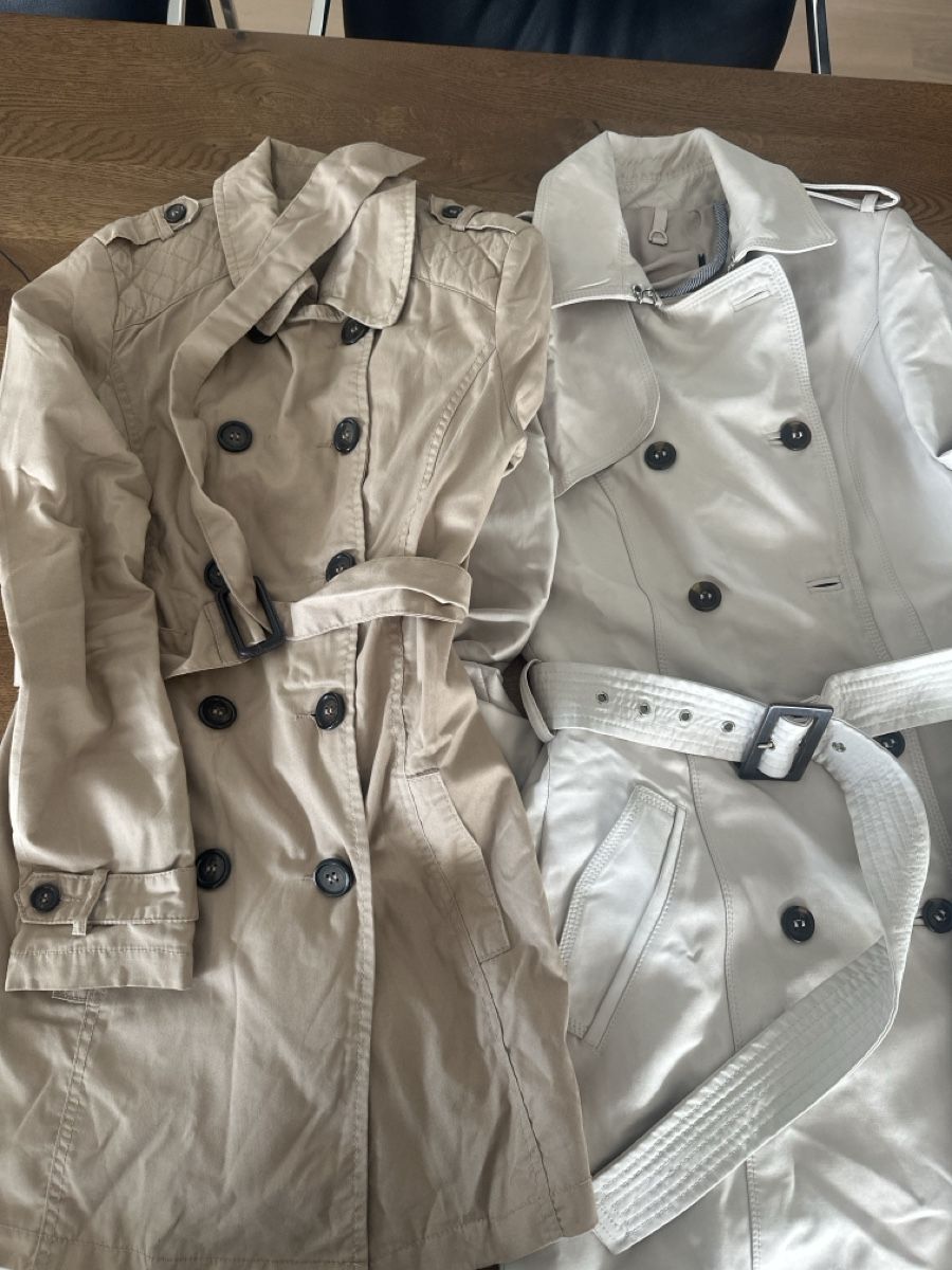 Mäntel: 2 Mäntel/Trenchcoat - 1 gratis - beige - Gr. S – Gebraucht aus Wangs von MelaSe22