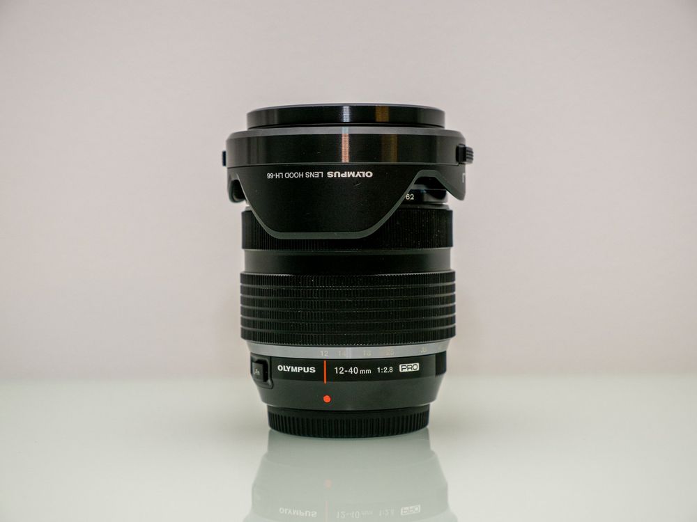 JJC Adjustable Lens Hood For Olympus M.Zuiko 12-40mm F/2.8 PRO Lens - Replaces LH-66