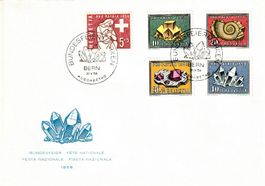 1 FTC Ersttagsbrief PRO PATRIA Satz 1958 - unadressiert