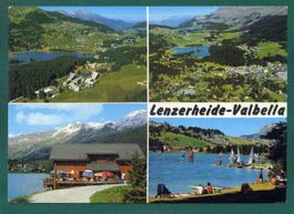 Lenzerheide - Valbella, 4 Ansichten, 1986, gelaufen