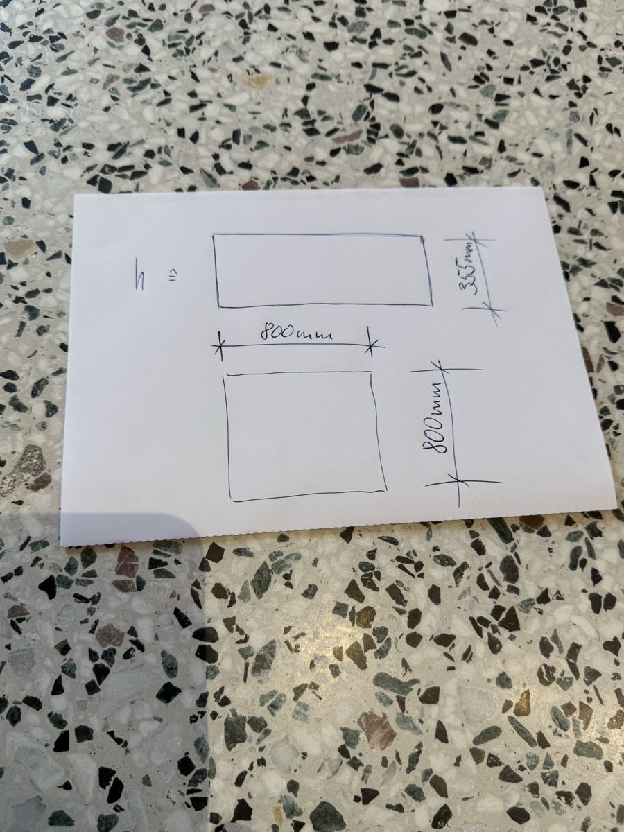 Tavoli: Tisch Terrazzo mit Stahlrahmen Einzelstück – Nuovo (secondo la descrizione) da Wattwil venduto da Barsch74 3