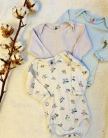 3 Petit Bateau Bodys Langarm / Grösse 67 - Sehr gute Zustand