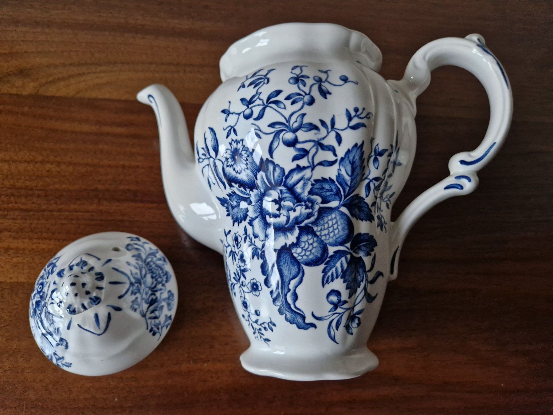 Teekannen: Tee und Kaffeekanne / Peony/ England – Gebraucht aus Bern von Antikbatik 7