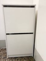 IKEA TRONES Schuhschrank weiss (2 Fächer)