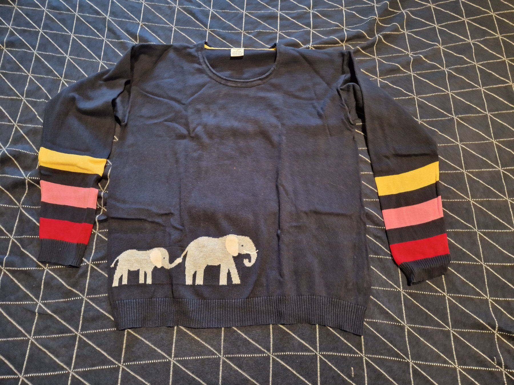 Frugi Pullover & Sweatshirts: Frugi Umstandspullover Elefant 44 BIO – Gebraucht aus MUEHLAU von ibo_5c7d