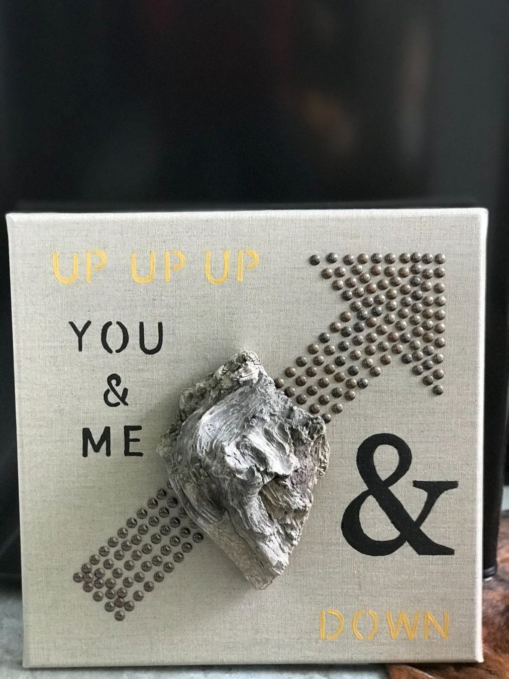 Foto & Immagini: Bild YOU & ME mit altem Schwemmholz – Nuovo (secondo la descrizione) da Lachen SZ venduto da JLO-Creations 1