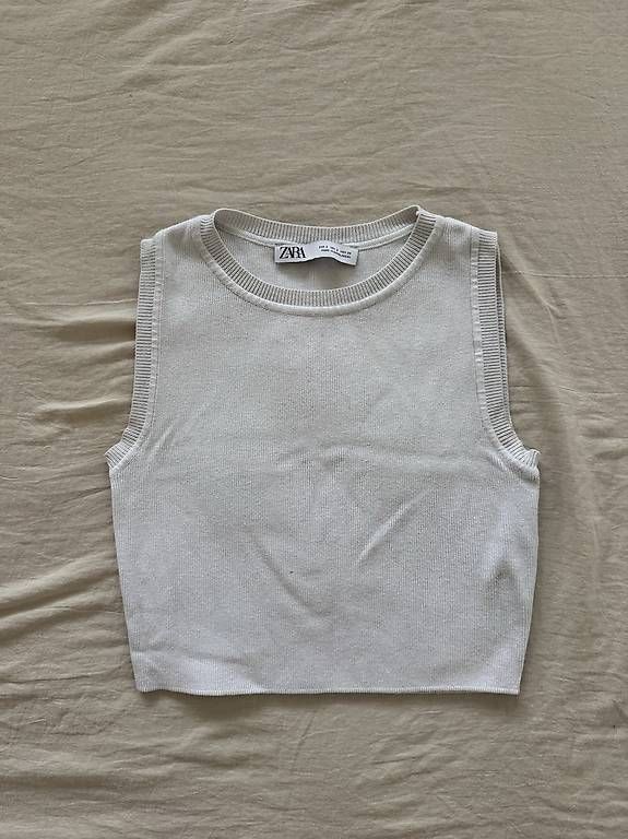 Tops: Top bianco  – D'occasion à Vacallo par zoe_227m
