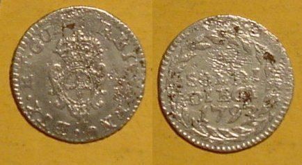 Tutti le monete: Genua, 10 Soldi 1793 – Usato da Allschwil venduto da Coinfreak