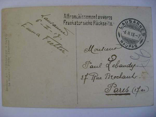 Cartoline postali: AK  Lausanne - La Cathédrale – Usato da Gundetswil venduto da Egro01 1