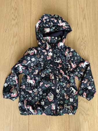 Frühlingsjacke / Übergangsjacke Einhorn Gr. 122, Top Zustand