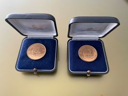 2 Stk, 1 Unze Gold Krügerrand 1oz 1978, Rarität