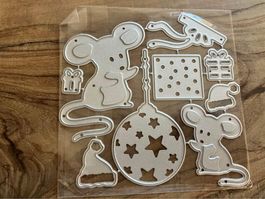 Stanzschablonen-Set Müsli Weihnachten  NEU