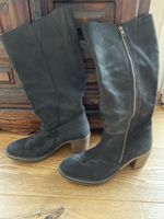 Kickers Stiefel, schwarz, Gr. 40, Leder, Herbst-Look!
