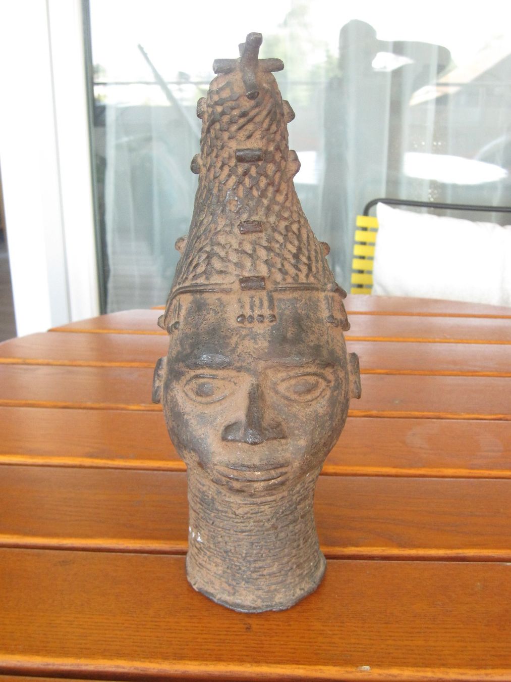 Sculptures & Statues: Benin Bronzekopf Königinmutter Iyoba – D'occasion à Arbon par lucullus61 1