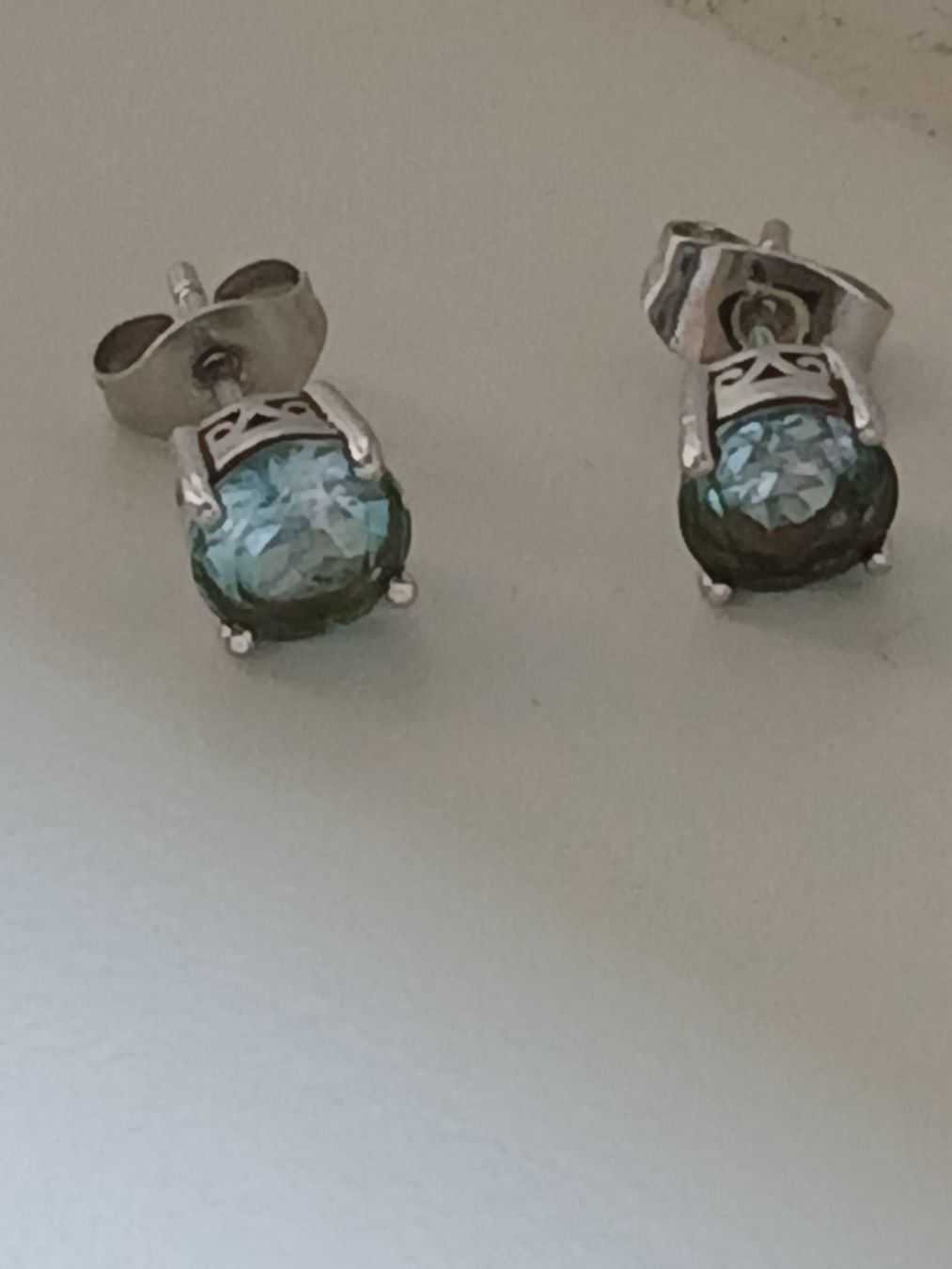 Orecchini pendenti & Orecchini a lobo: Ohrstecker 925 Silber, Durchm.  5mm – Usato da Stallikon venduto da madi0320