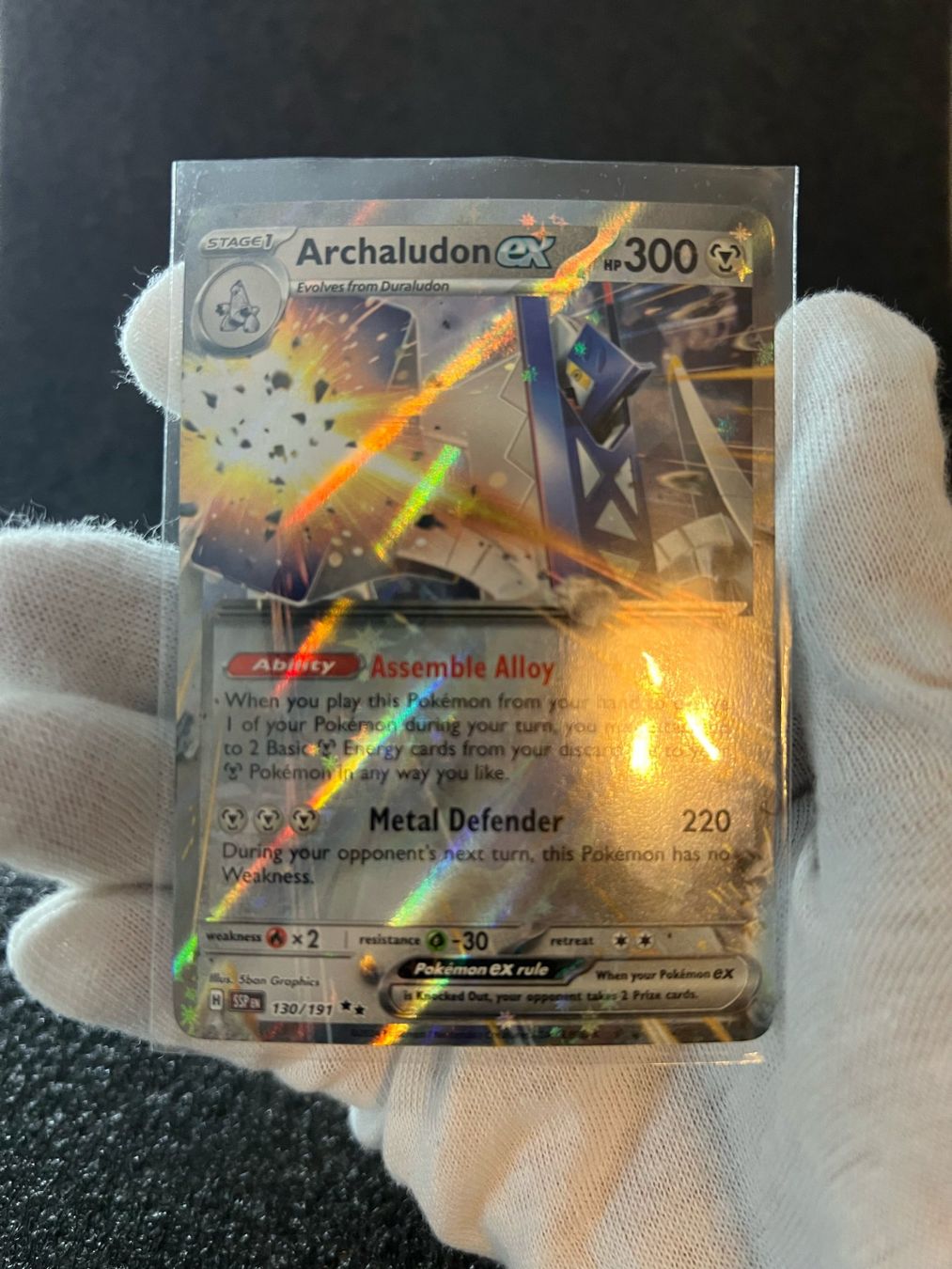 Pokémon Carte collezionabili: Pokémon Surging Sparks - Archaludon ex 130/191 – Nuovo (secondo la descrizione) da Birmensdorf ZH venduto da Swiss-_-Collector