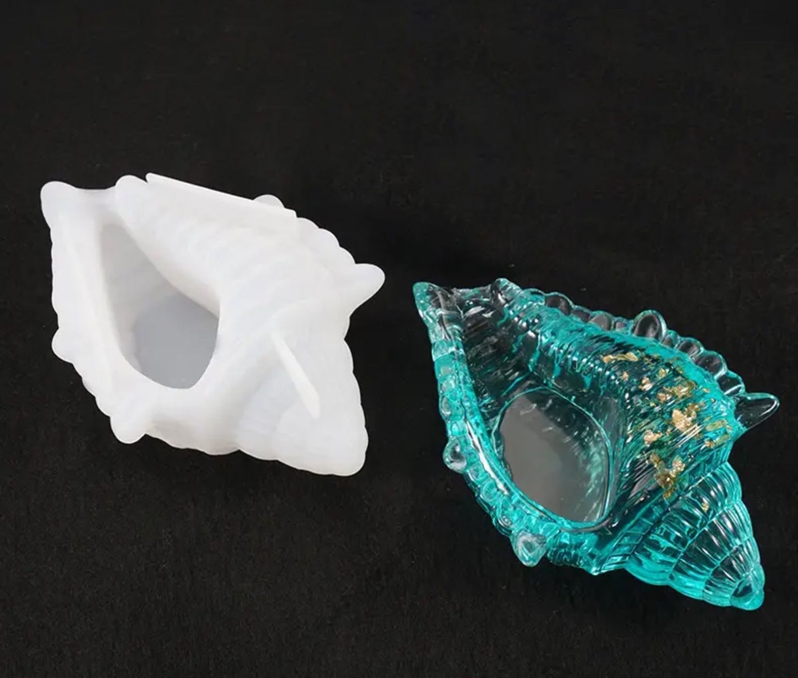 Backformen: Giessform Silikonform Meer Muschel 17 cm – Neu und originalverpackt aus Kaltbrunn von schere-stein-papier