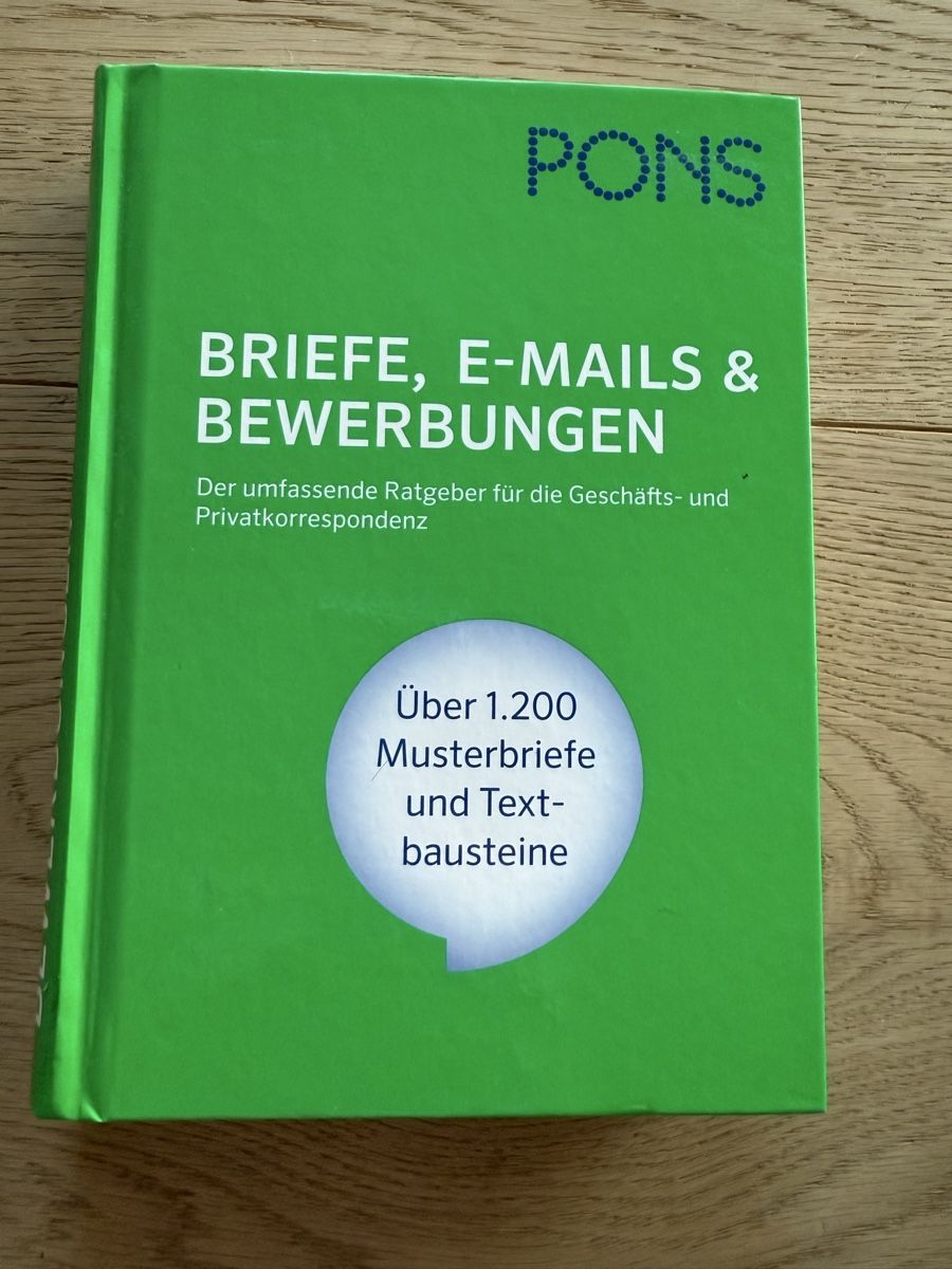 Libri: Pons: Lettres, E-mails, Candidatures - Guide pratique! – Nuovo (secondo la descrizione) da Zürich venduto da Irassa