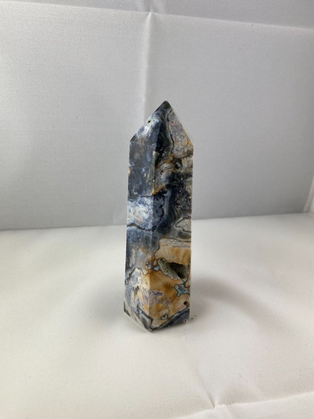 Minerali & Pietre curative: Ocean Jasper 5.1cm 4.3cm 14.5cm 495g – Usato da Schinznach Bad venduto da Prosperos 7