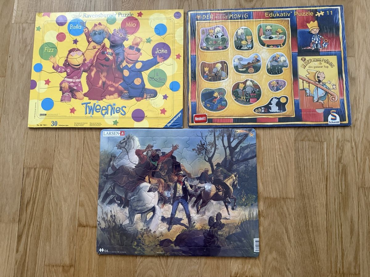Puzzle: 3 Kinderpuzzle neu-originalverpackt! – Nuovo e nell'imballaggio originale da Wil SG venduto da man_jcm5 1