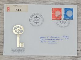 CL17 Enveloppe + Timbre Suisse 1970