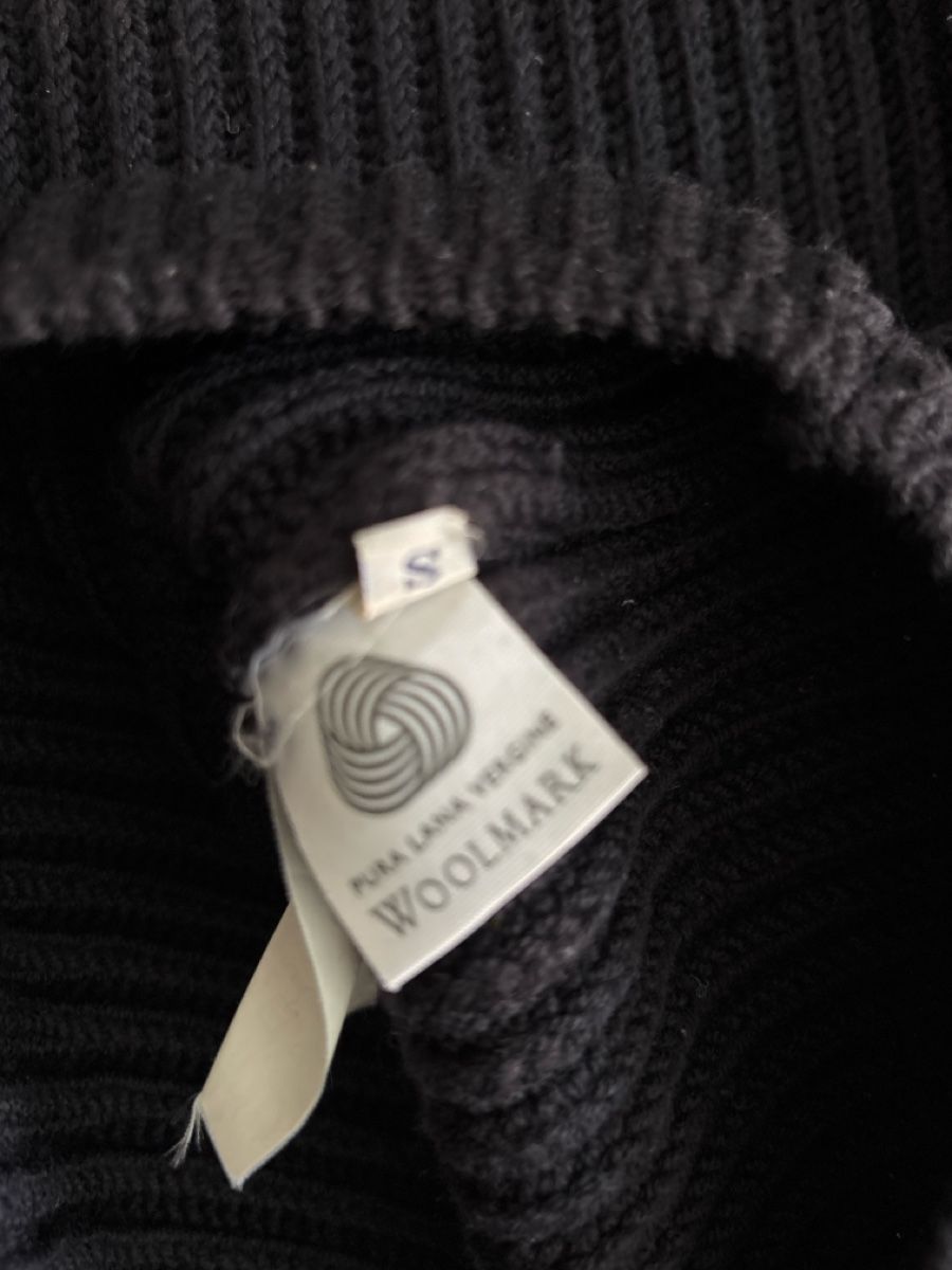 Max Mara Maglioni & Felpe: Max Mara Pull à Capuche Laine Vierge Noir Taille S – Usato da Pully venduto da sb1977 2