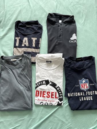 Sommer Herren Marken T-Shirt Paket, Diesel Grösse M-L